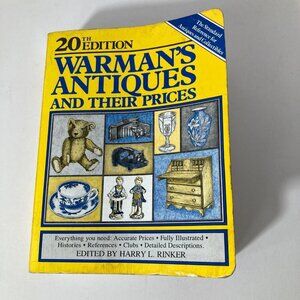 20th‎ Edition Warman's Antiques & Their Prices Book Soft Cover Copyright 1986